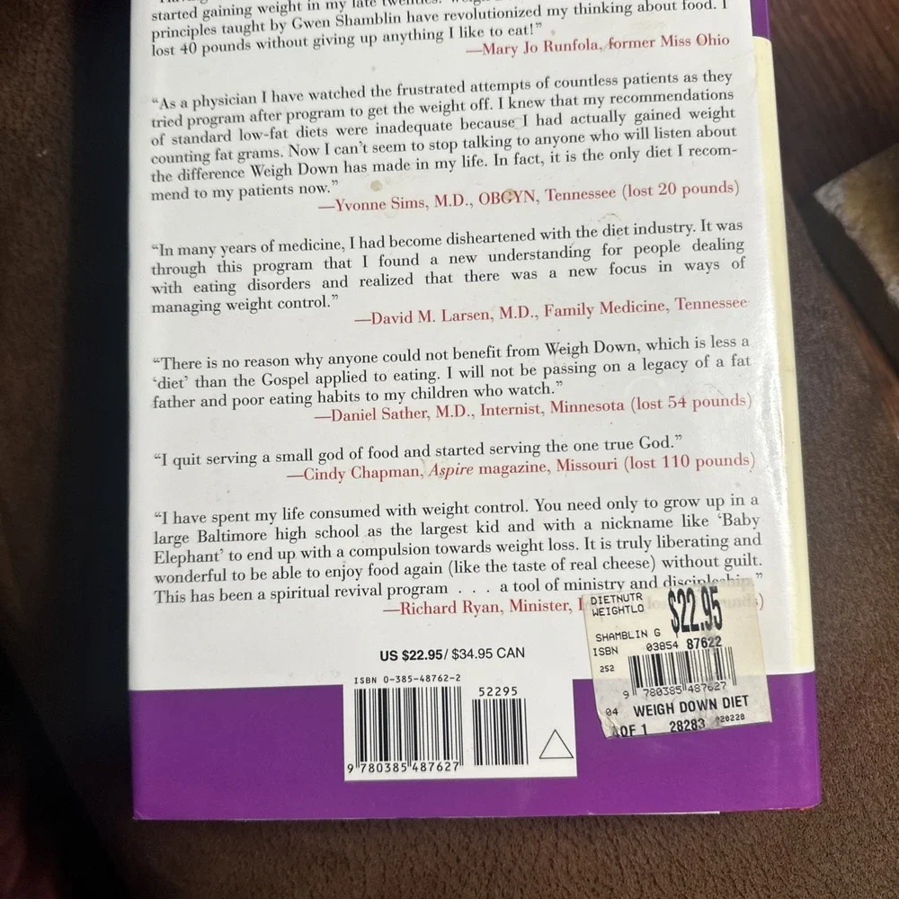 Weigh down Diet : The Inspirational Way to Lose Weight, Stay Slim and Find a New - Picture 2 of 5